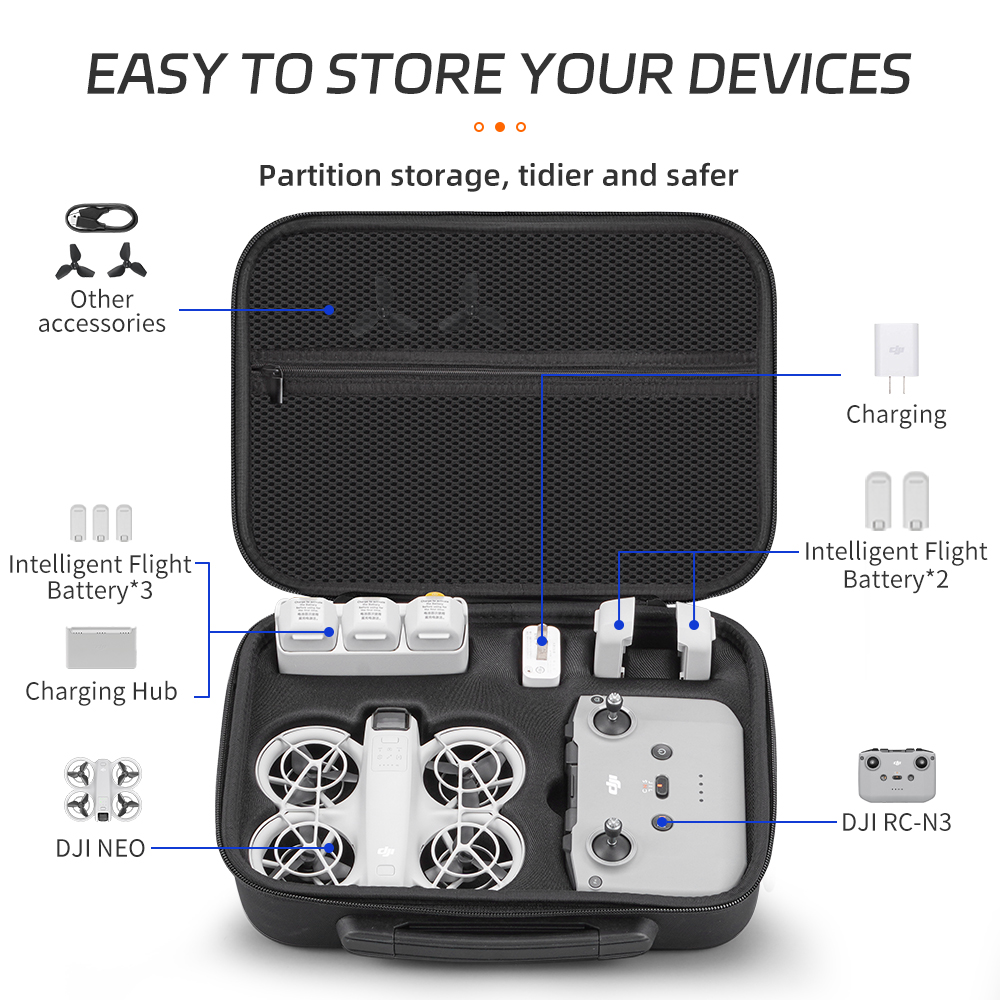 Étui de transport XFJI compati - Drone Hard Shell Case avis et prix